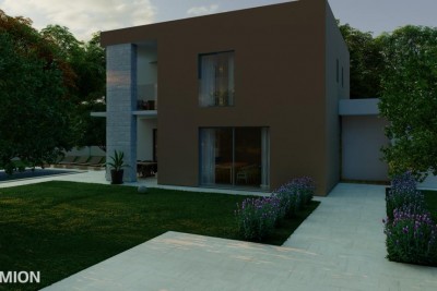 Casa moderna con piscina e vista mare - nella fase di costruzione 19