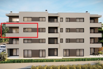 Modern apartment on the 2nd floor with two bedrooms – 3 km from the sea - under construction