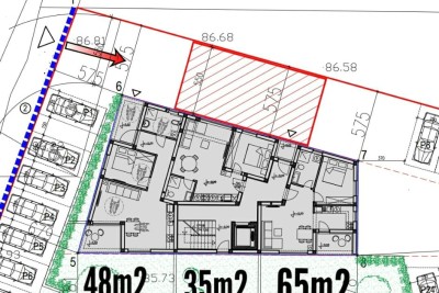 Moderan stan u novogradnji s privatnim dvorištem - u izgradnji 10