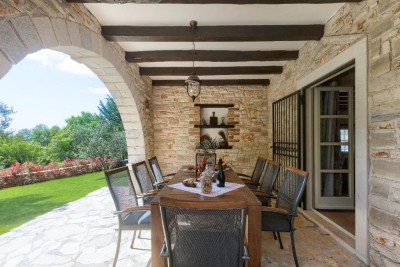 Poreč area – charming stone villa with pool 19