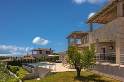 Poreč okolica, vila s grijanim bazenom i panoramskim pogledom 37