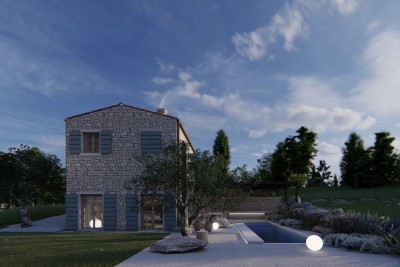 Nesvakidašnja kamena villa opremljena dizajnerskim namještajem na bajkovitoj lokaciji - u izgradnji 5