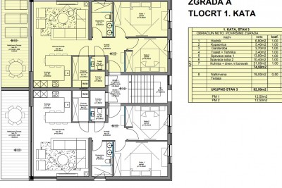 Luksuzno stanovanje v 1. nadstropju s prostorno pokrito teraso – mirna lokacija, 3 km od morja 4