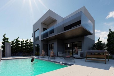 Moderni stan u prizemlju sa bazenom i pogledom na more - u izgradnji 3