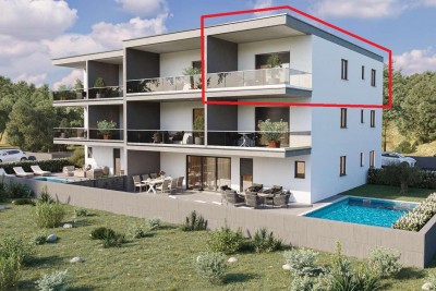Moderan stan na 2. katu sa pogledom na more - u izgradnji