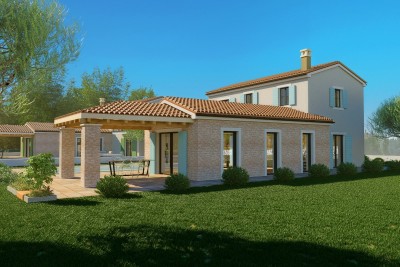 An indigenous stone villa with a panoramic view - under construction 7