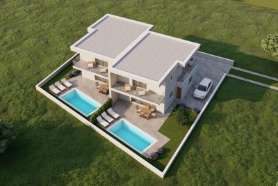 Esclusiva villa moderna con piscina vicino a Parenzo - nella fase di costruzione 5