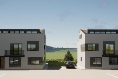Nuovo appartamento moderno al 1° piano con 2 terrazze vicino a Parenzo - nella fase di costruzione