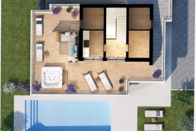 Modern house 3 km from the center and the sea - under construction 17
