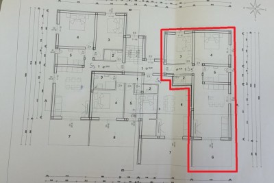 Moderne Wohnung im 1. Stock, 700 m vom Meer und dem Yachthafen entfernt - in Gebäude 5