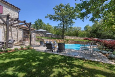 Poreč area – charming stone villa with pool 22