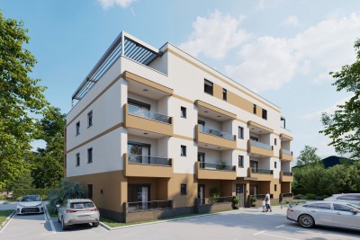 Neue Wohnung mit 2 Terrassen in einem modernen Gebäude in ruhiger Lage unweit des Meeres - in Gebäude 3