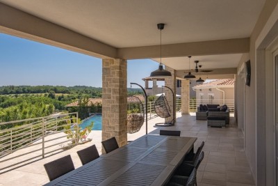 Poreč okolica, vila s grijanim bazenom i panoramskim pogledom 23