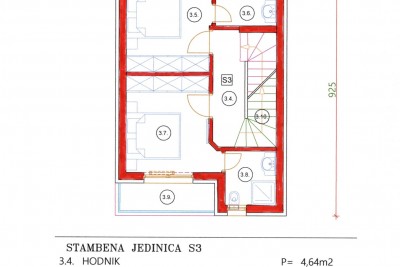 Baugrundstück mit einem Projekt zum Bau von 9 Häusern 3