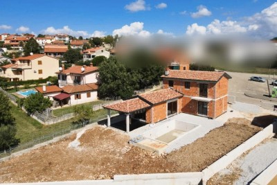 Villa in pietra d'Istria con vista sul mare - nella fase di costruzione 4