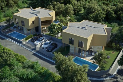 Una insolita casa di design con piscina in una posizione idilliaca - nella fase di costruzione 14