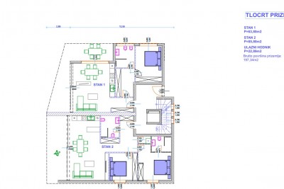 Terreno edificabile con permesso per 4 appartamenti – 900 m dal mare 4