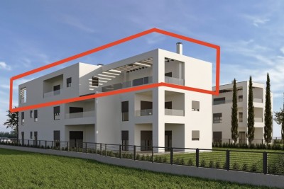 Fenomenalan moderan Penthouse sa 4 terase i jacuzzijem nadomak mora - u izgradnji 1