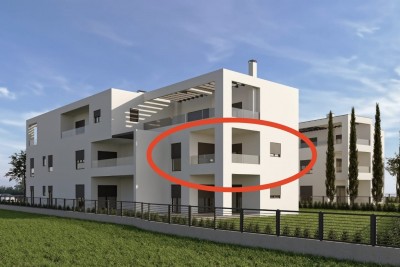 Neue Wohnung mit Balkon 900 m vom Meer entfernt - in Gebäude 1